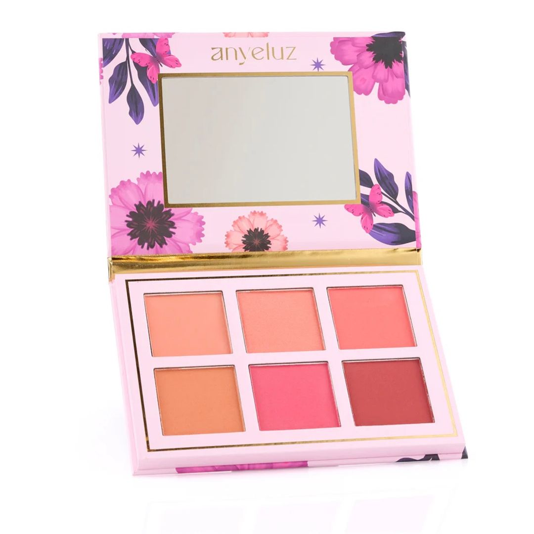 PALETA DE RUBORES BEAUTY FACE ANYELUZ