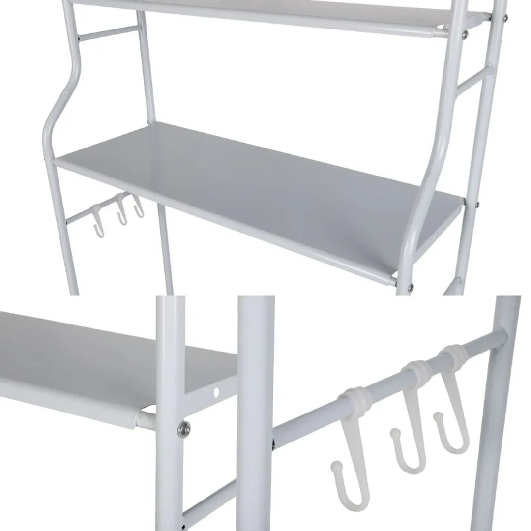 ESTANTE ORGANIZADOR PARA LAVADORA 3 NIVELES METALICO