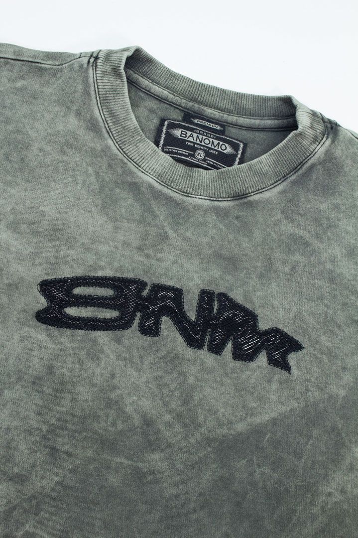 camiseta oversize bandas malla