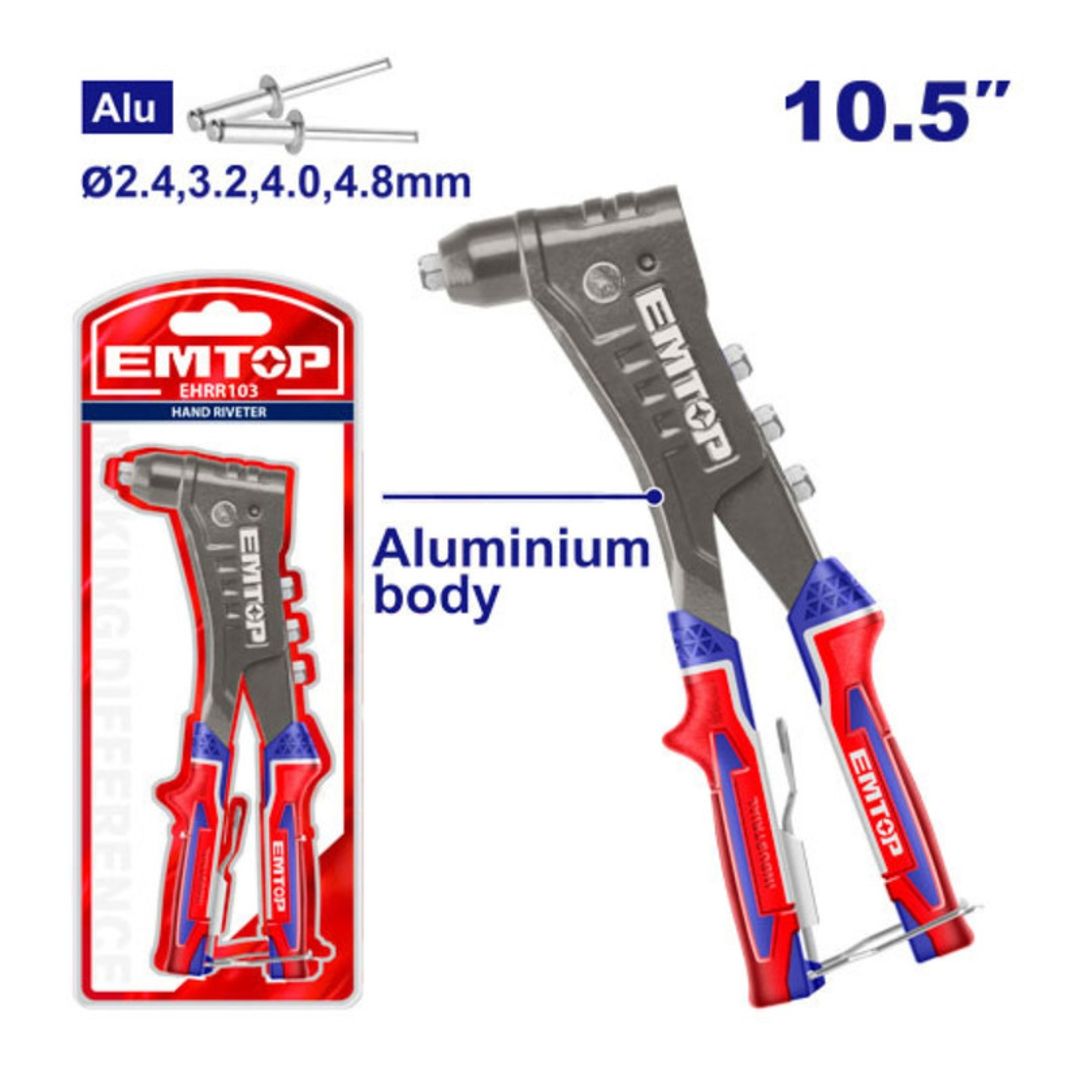 EMTOP REMACHADORA 10,5" MANUAL CUERPO ALUMINIO SUPER EMTOP