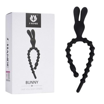 Anillo Para El Pene Bunny Black - imagen 1