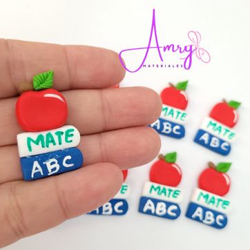 Libro-Manzana 2x3.5cm - imagen 1