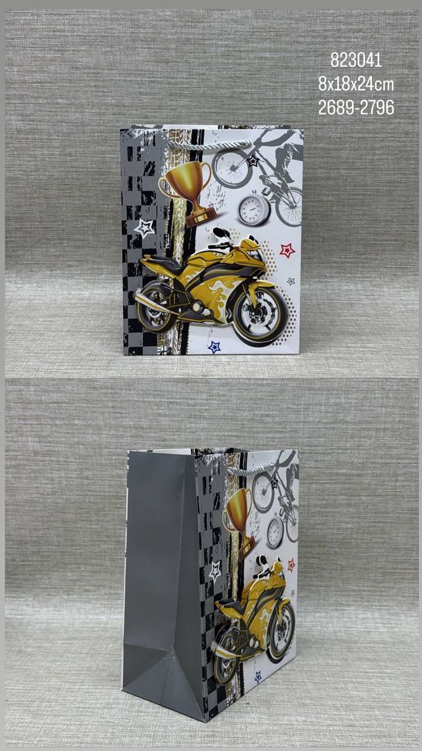 BOLSA DE REGALO SURTIDA 8X18X24 CM