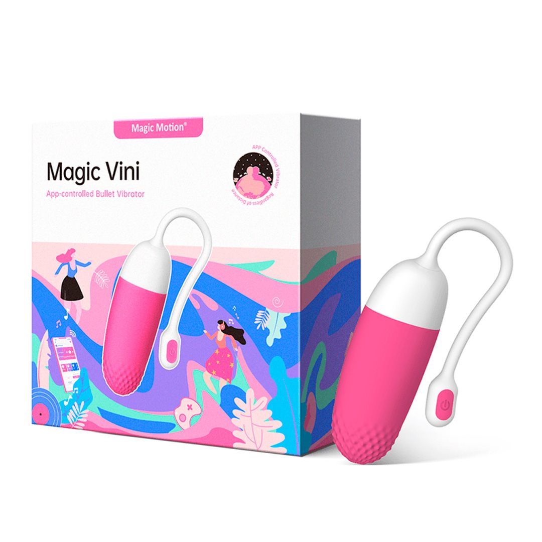 Magic Vini Pink Huevo vibrador interactivo