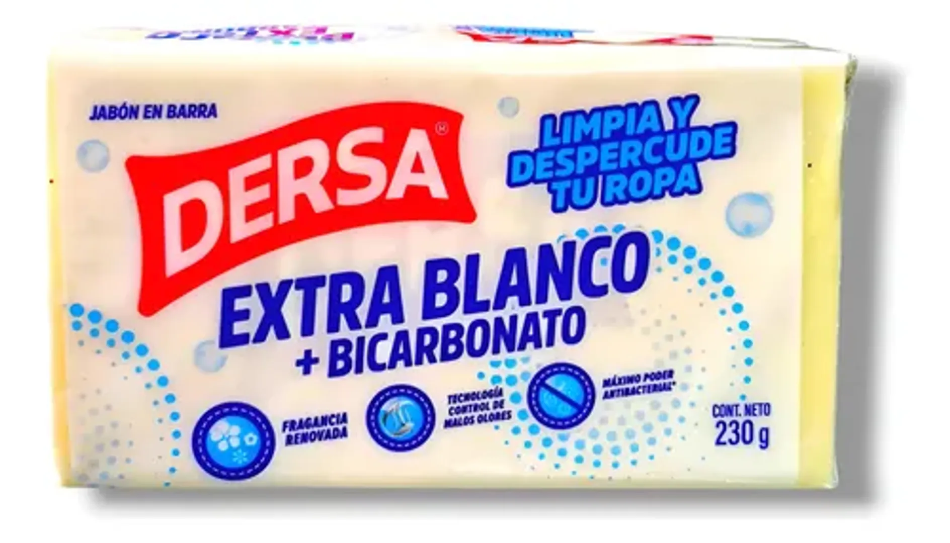 JABON BARRA EXTRA BLANCO DERSA*230G