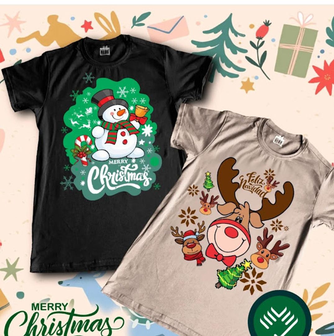 CAMISETA NAVIDEÑA FAMILIA 