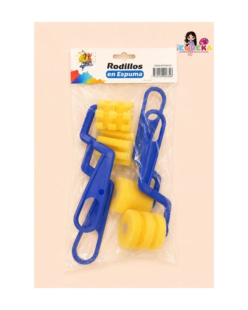 RODILLO AH ROYALE DE ESPUMA EN FIGURAS X4