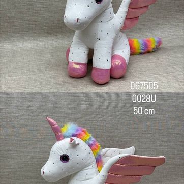 Imagen del producto UNICORNIO CON DETALLES BRILLANTES 50 CM