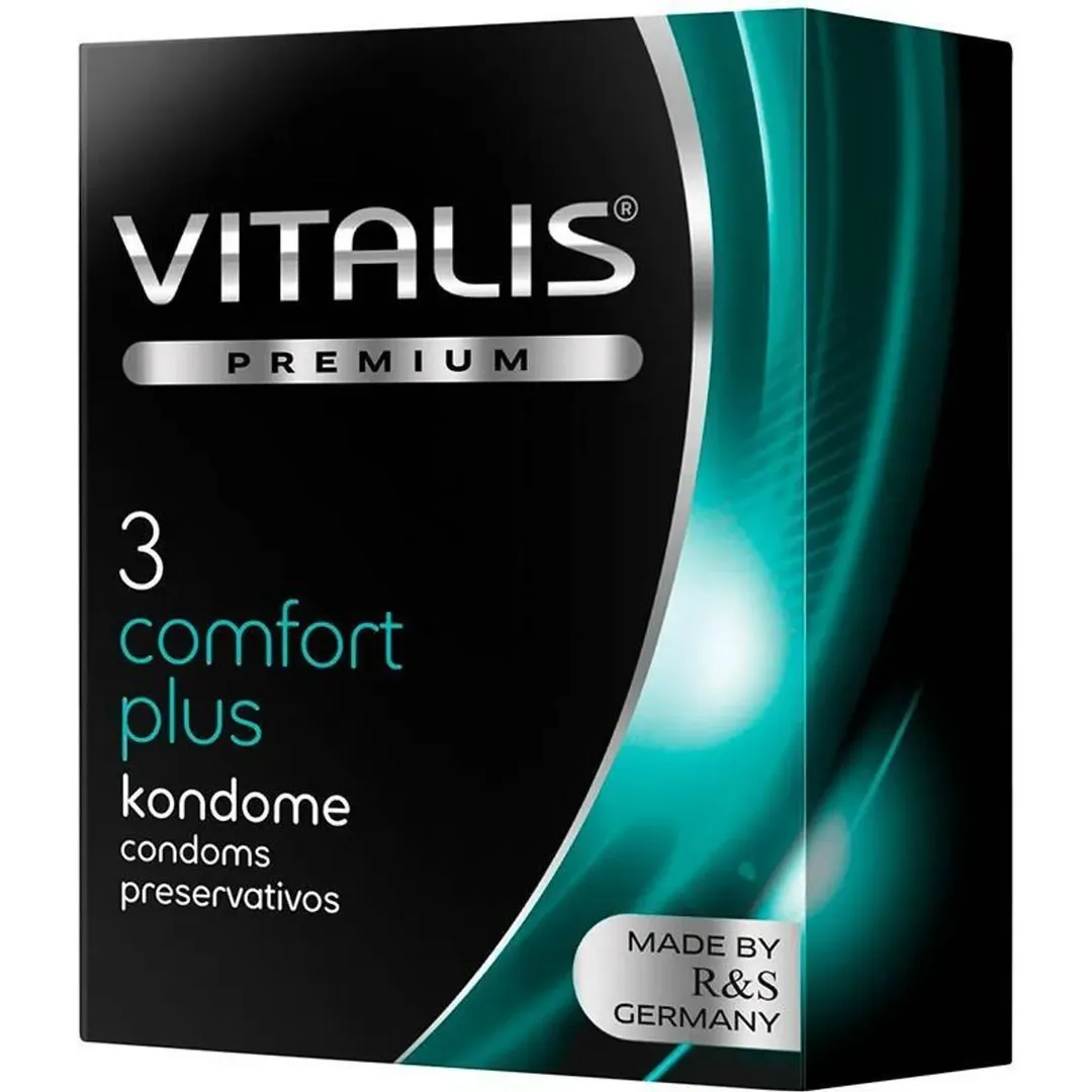 Condón Vitalis Comfort Plus Cabeza Extra Grande