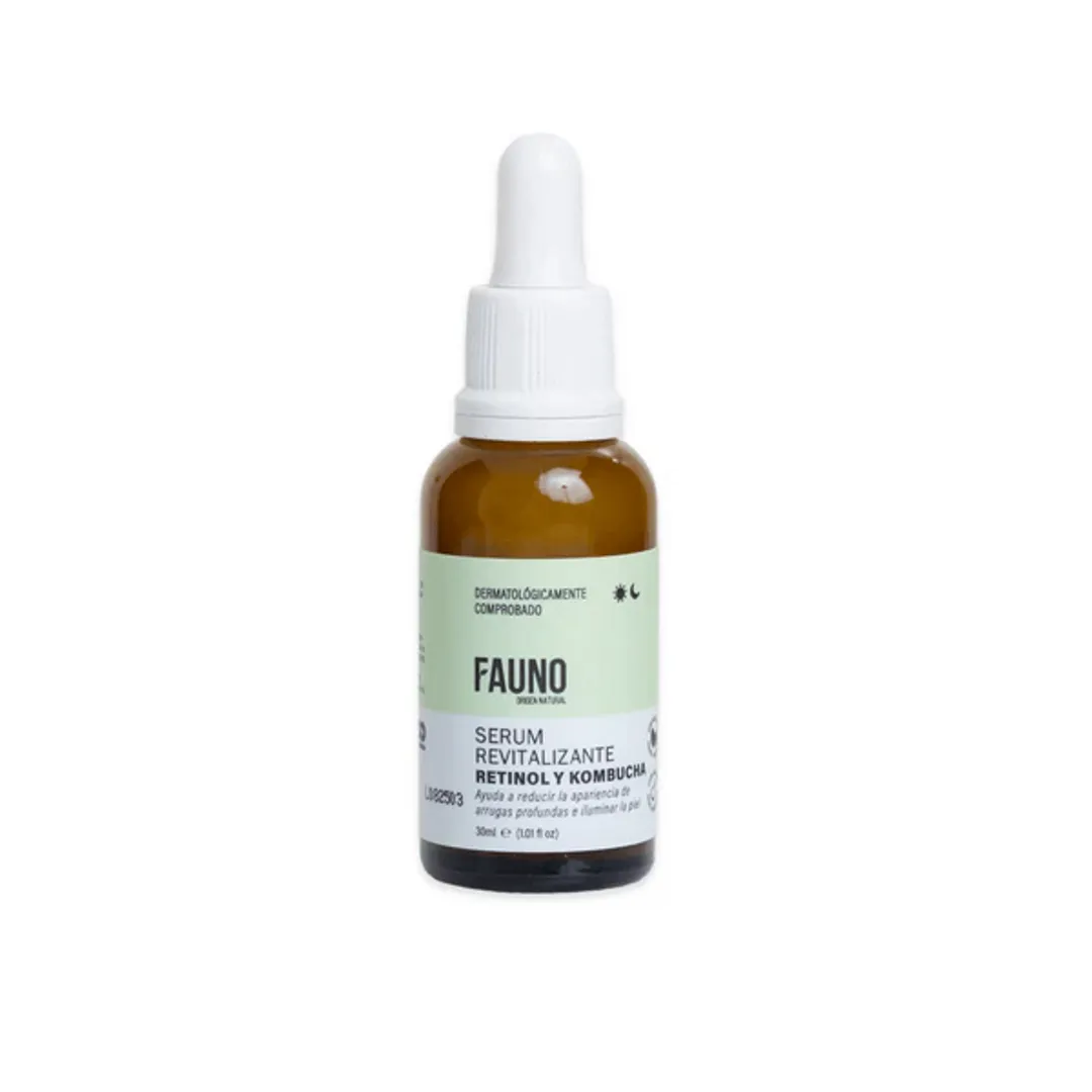 SERUM REVITALIZANTE RETINOL Y KOMBUCHA 20ML FAUNO