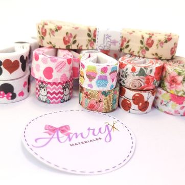 Kit 26mts Único Elástico Estampado - imagen 2