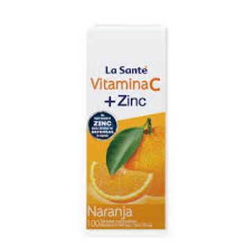 Imagen del producto VITAMINA C + ZINC LA SANTE SOB X 10 TAB