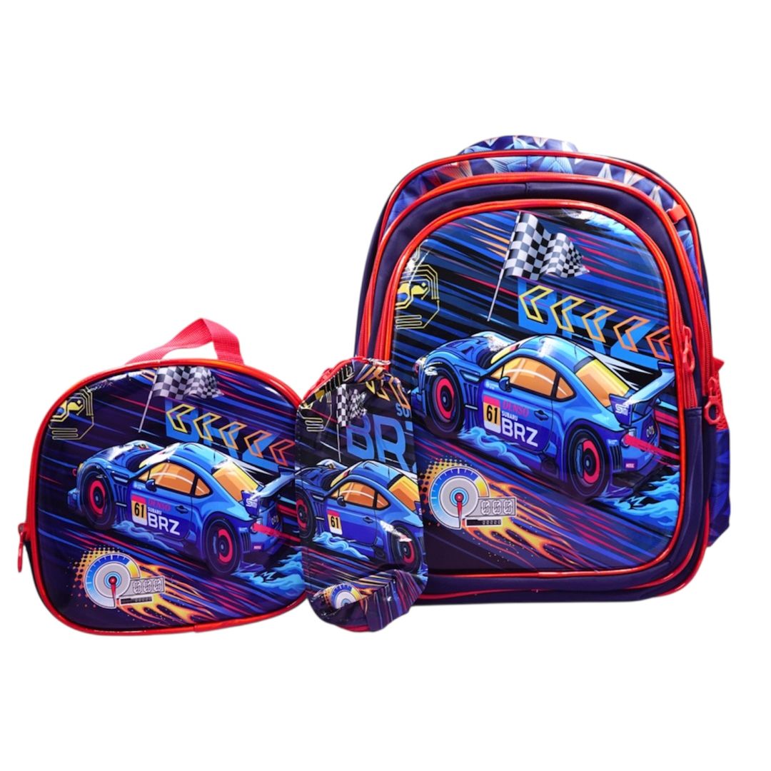 BOLSO ESCOLAR TRIO NIÑO BYC-9016