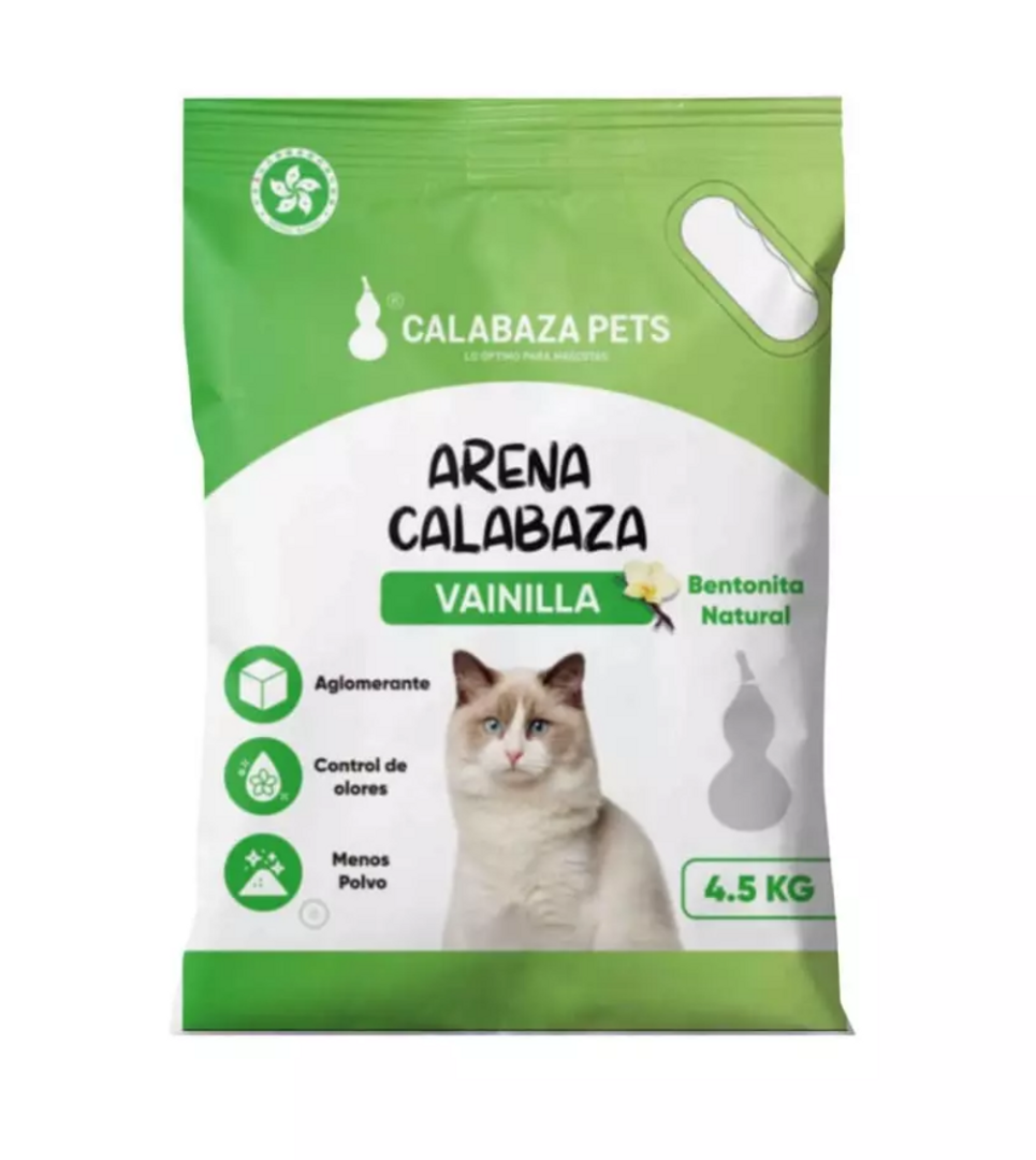 ARENA CALABAZA VAINILLA*4.5KG