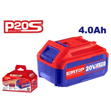 Imagen del producto EMTOP BATERIA 20V/4.0Ah ION DE LITIO
