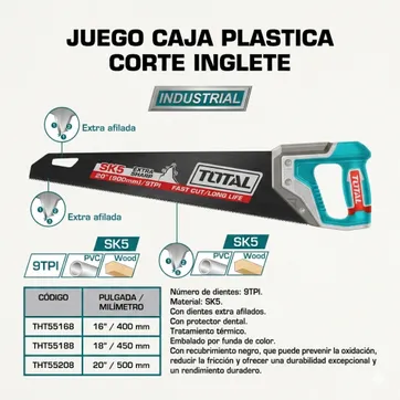 Imagen del producto SERRUCHO 18" / 450MM 