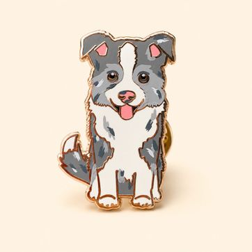 PIN BORDER COLLIE MERLE - imagen 1