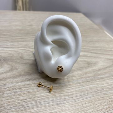 Imagen del producto Topo de seguridad, flor piedra blanca, covergold