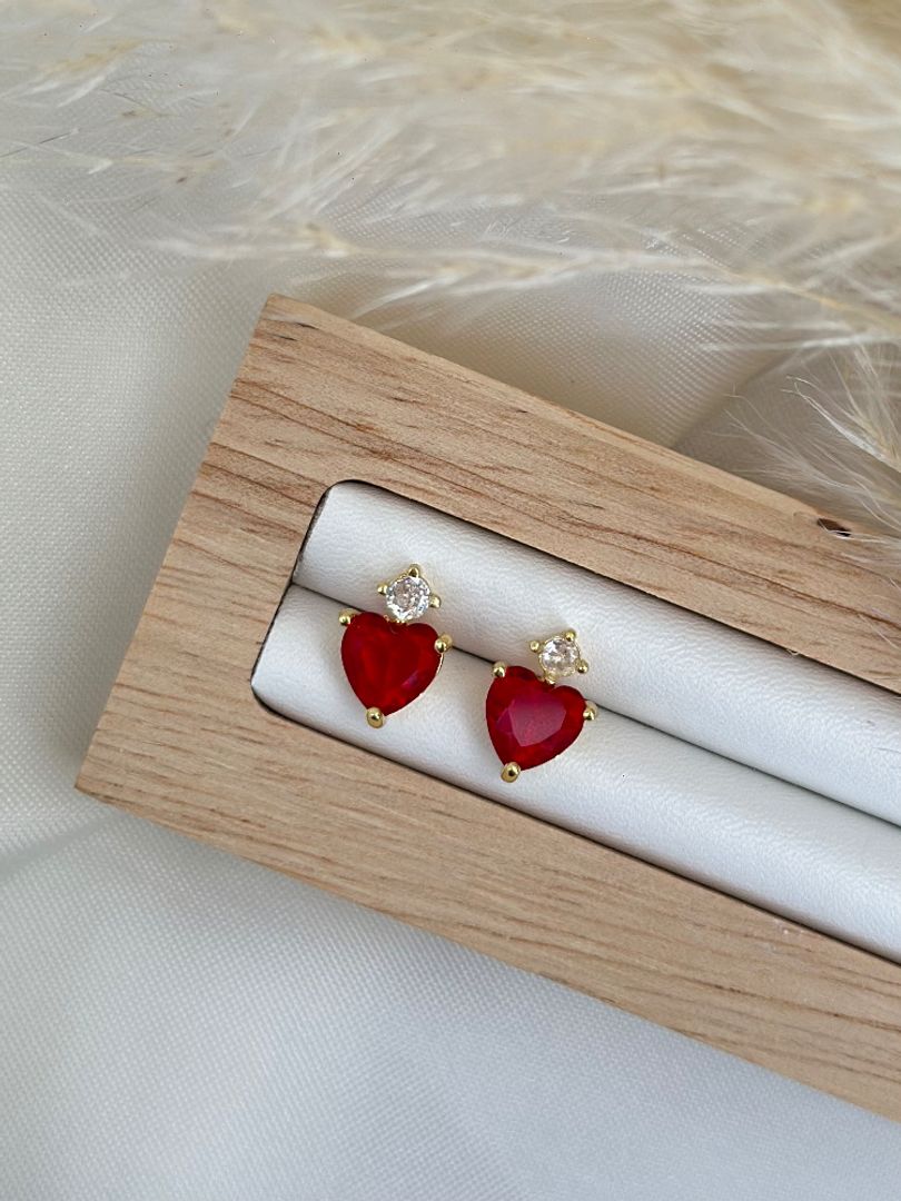 Topo corazón piedra 