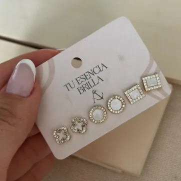 Imagen del producto Set topo vancleef blanco 