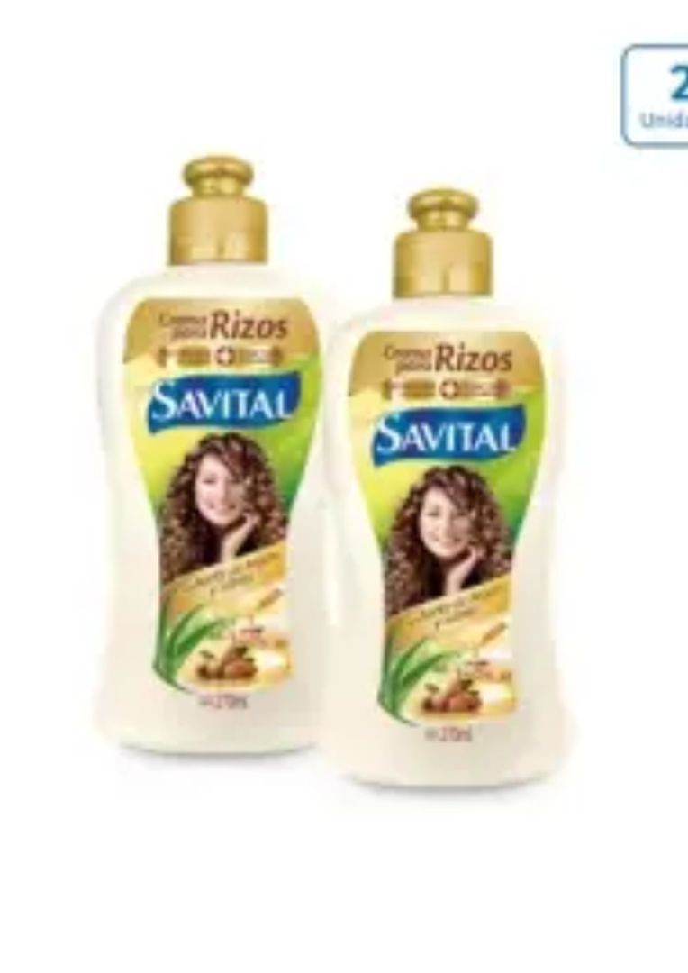 Crema para peinar savital argan 300 g x 2 unidades