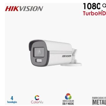 Imagen del producto Cámara de seguridad HIK COLORVU BALA 2Mp F2.8mm LUZ BLANCA (40Mts) METAL IP66