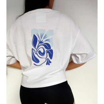 Oversize Crop Top Dama - imagen 1