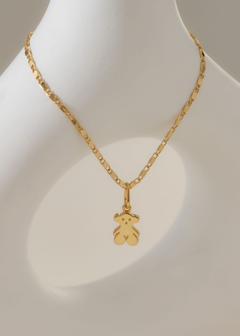 Cadena Escalera plana más dije osito 