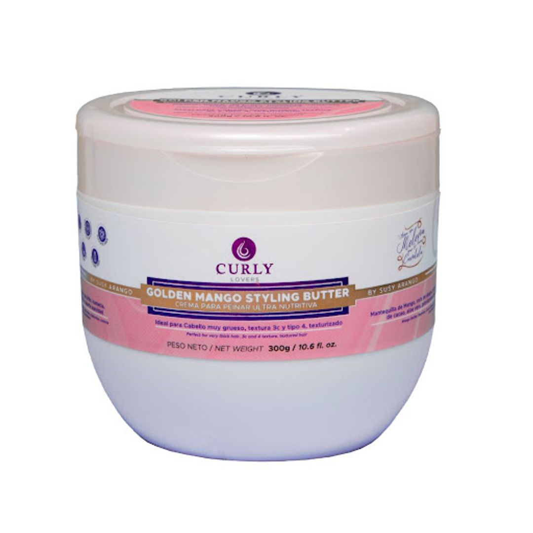 CREMA PARA PEINAR MANTEQUILLA MANGO 300GR CURLY LOVERS