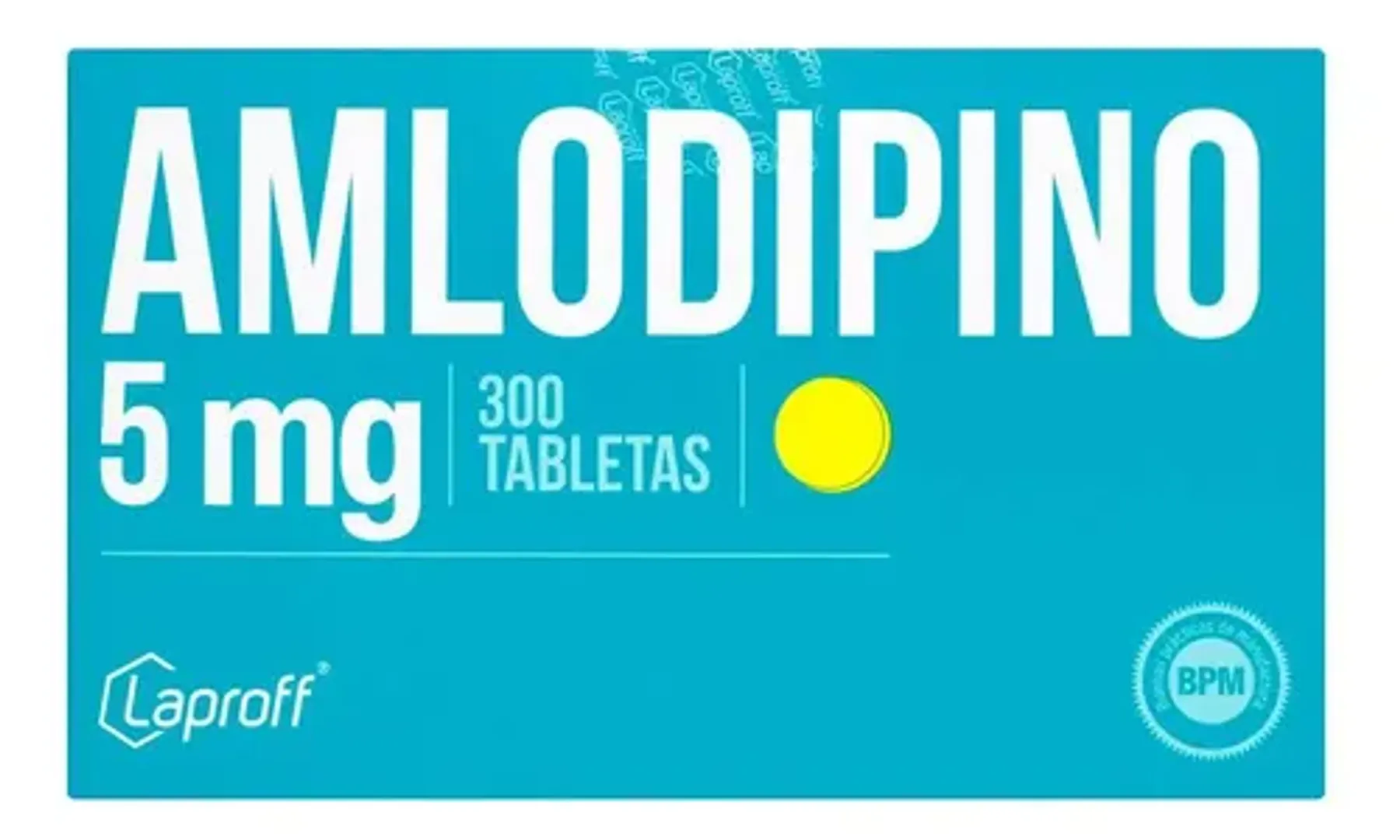 AMLODIPINO 5MG LAPROFF SOB X 10 TAB