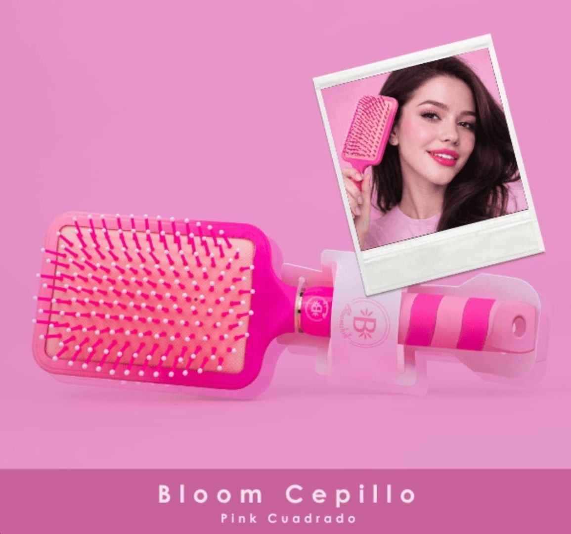 736-  CEPILLO PINK CUADRADO BLOOM