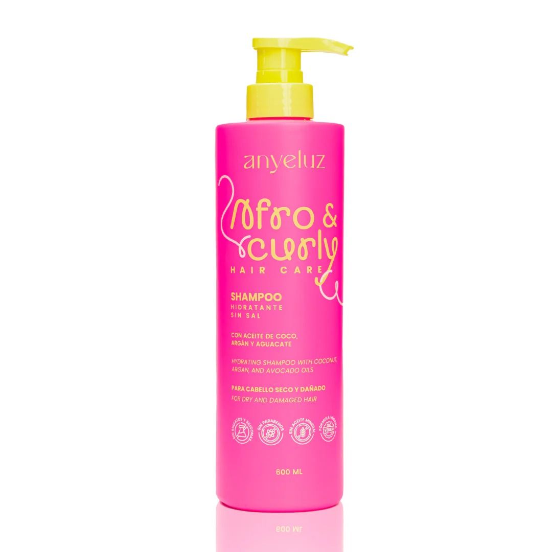 Shampoo Hidratante Afro y Curly ANYELUZ