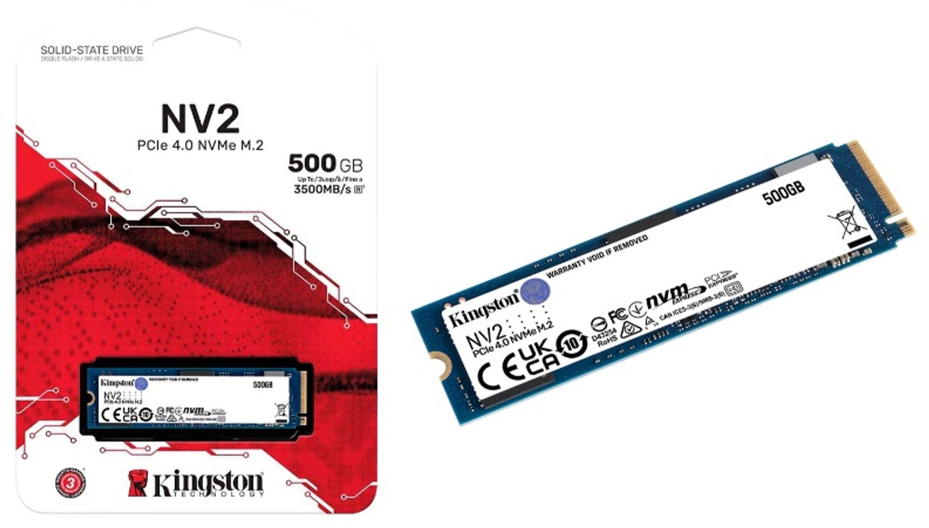 Disco Sólido M2 PCIE Kingston 500GB