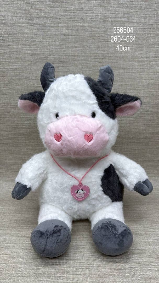 VACA FINA CON COLLAR 40 CM