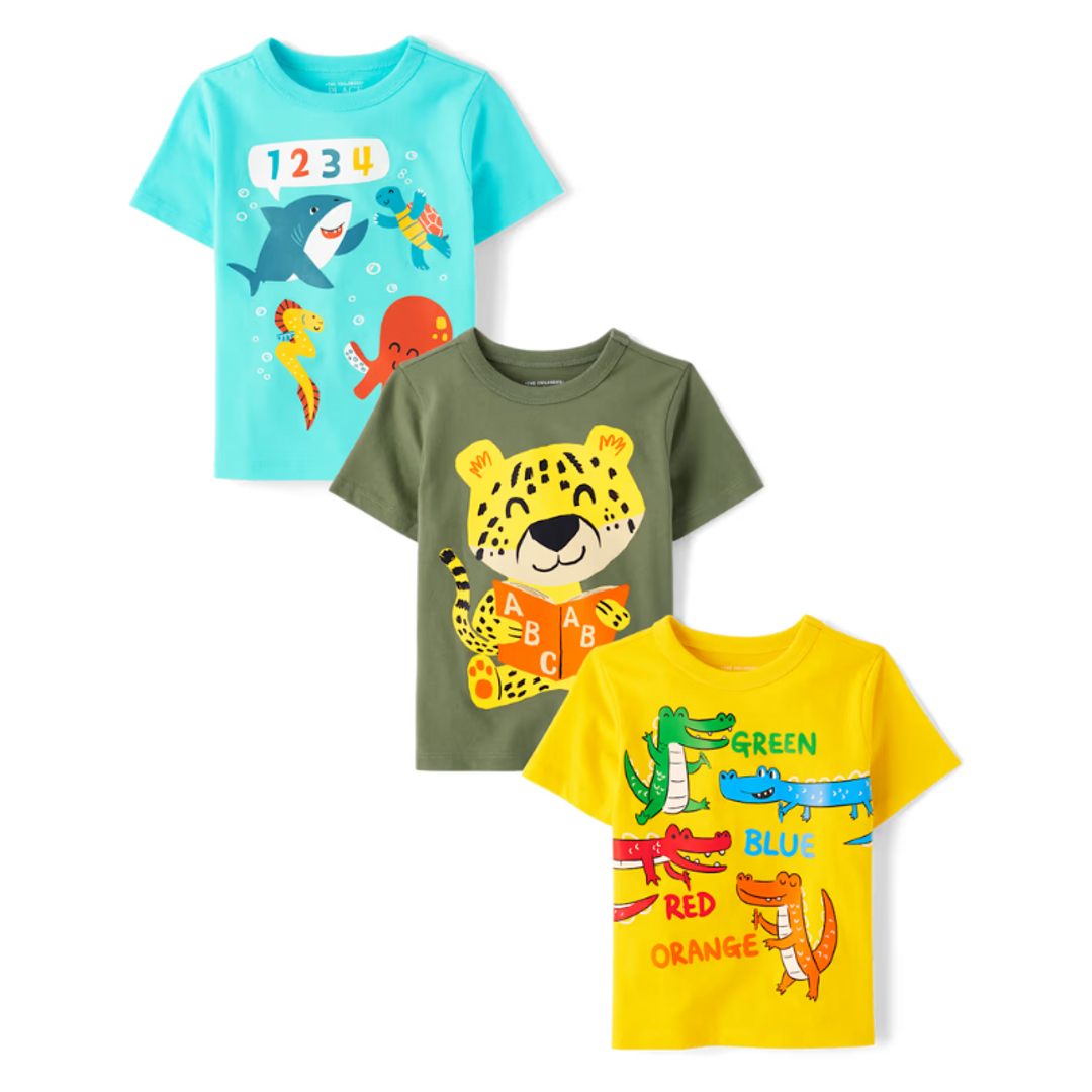 4T Set 3 Camisetas CHILDRENS PLACE