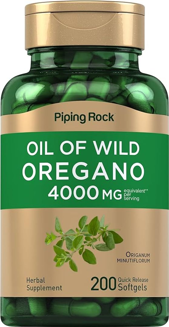 Aceite de orégano de 4000 mg  200 píl PIPING ROCK
