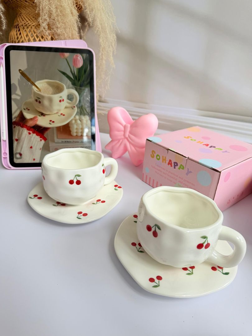 MUG + PLATO CHERRY