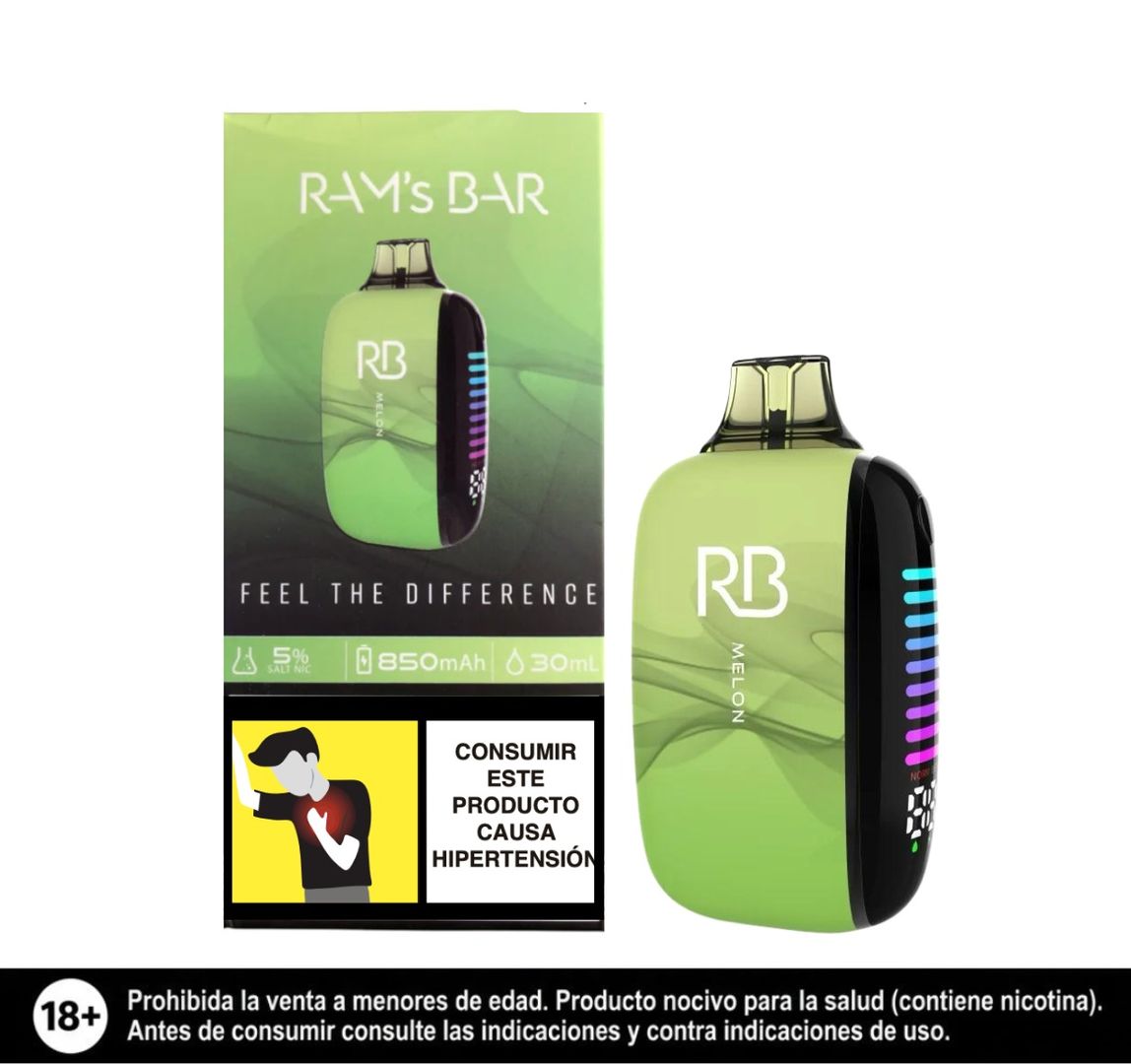 Vape Rams Bar Melon 30.000 Puffs