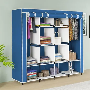 Imagen del producto Closet Ropero De 4 Módulos Armario Armable Portatil