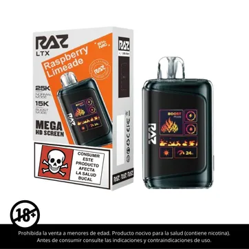 Imagen del producto Raz Raspberry Limeade 25.000 Puffs
