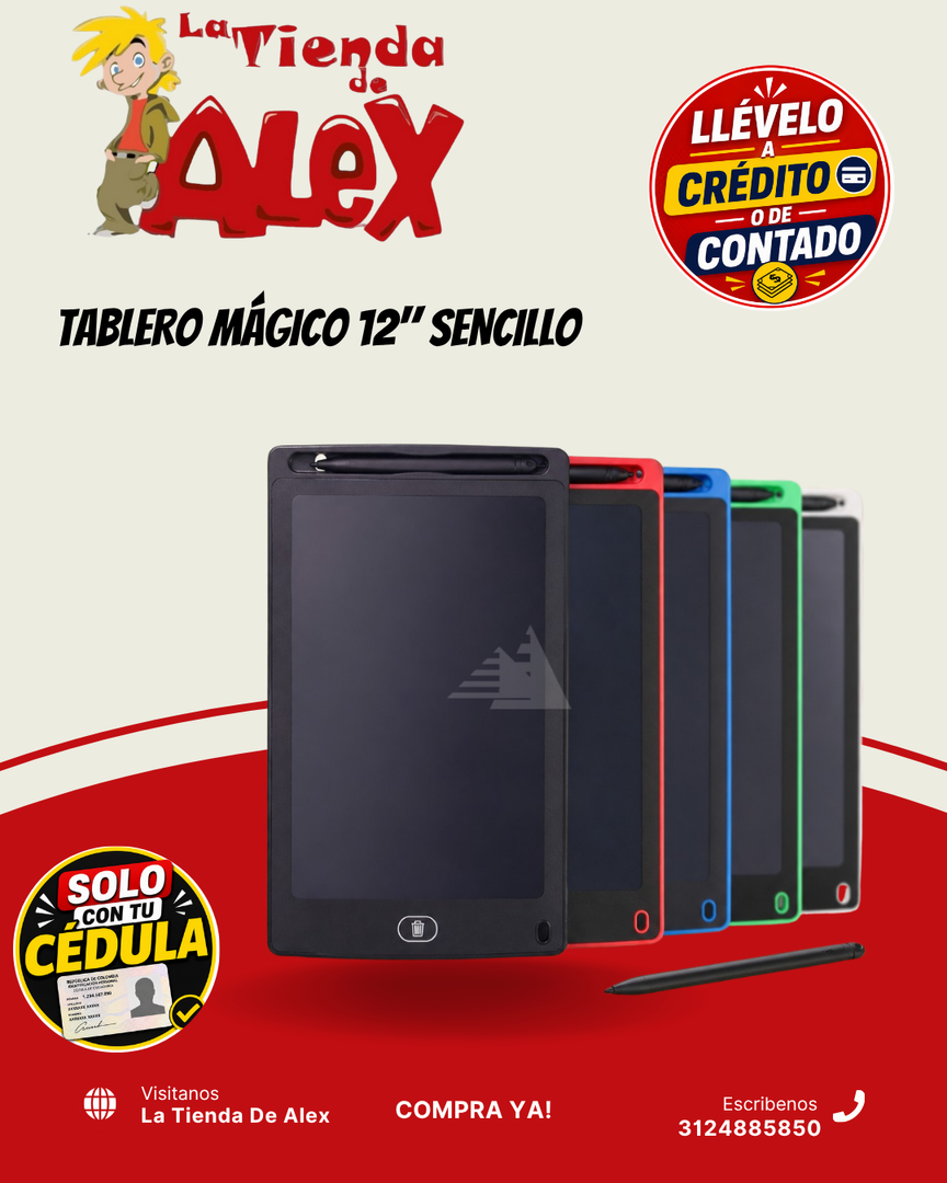 TABLERO MÁGICO 12" SENCILLO