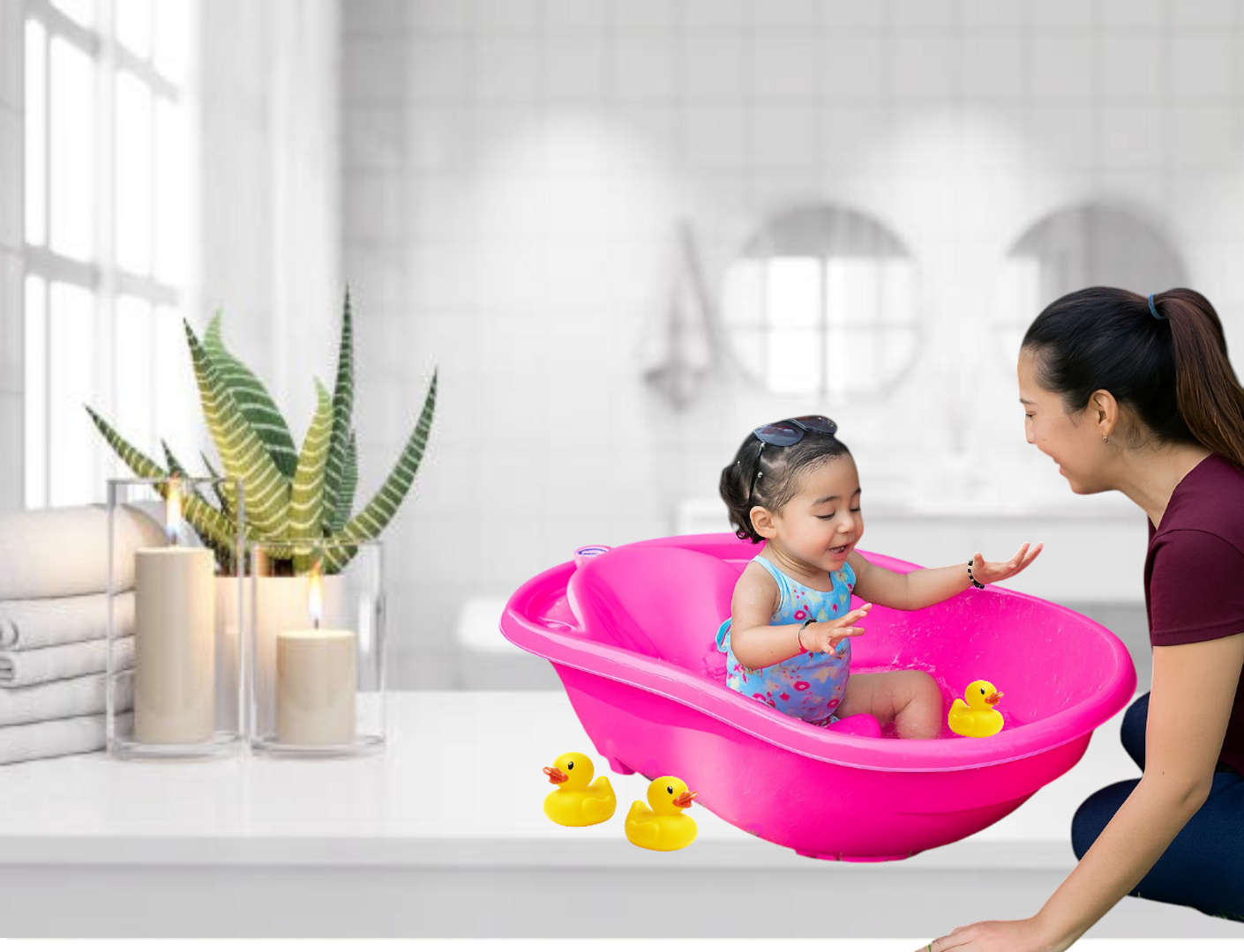BAÑERA DINO NIÑA-BTOY