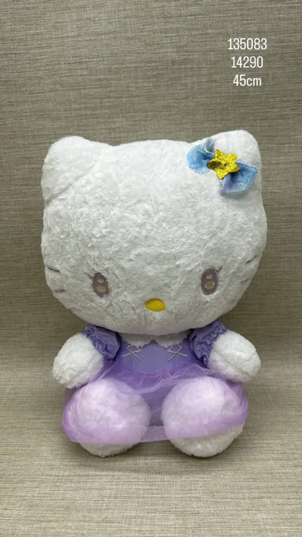 HELLO KITTY VESTIDO MORADO 45 CM