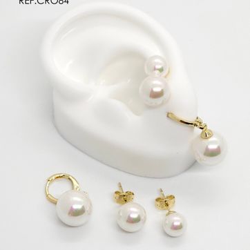 Imagen del producto SET CANDONGA PERLA RODINADA X 3