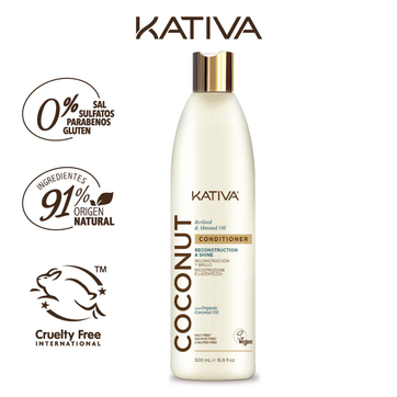 Imagen del producto ACONDICIONADOR COCONUT 550ML KATIVA