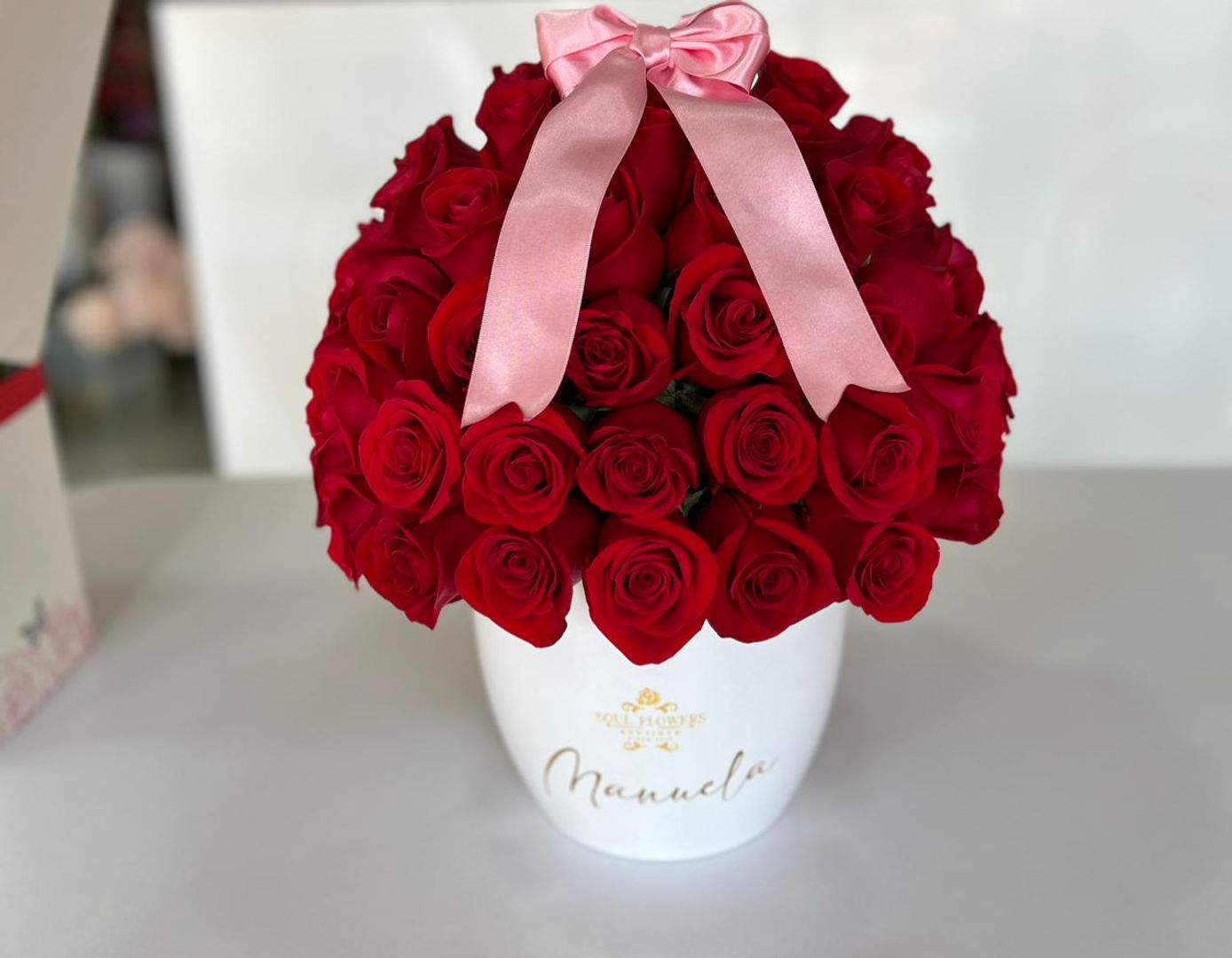 CAJA REDONDA HONGO MEDIO