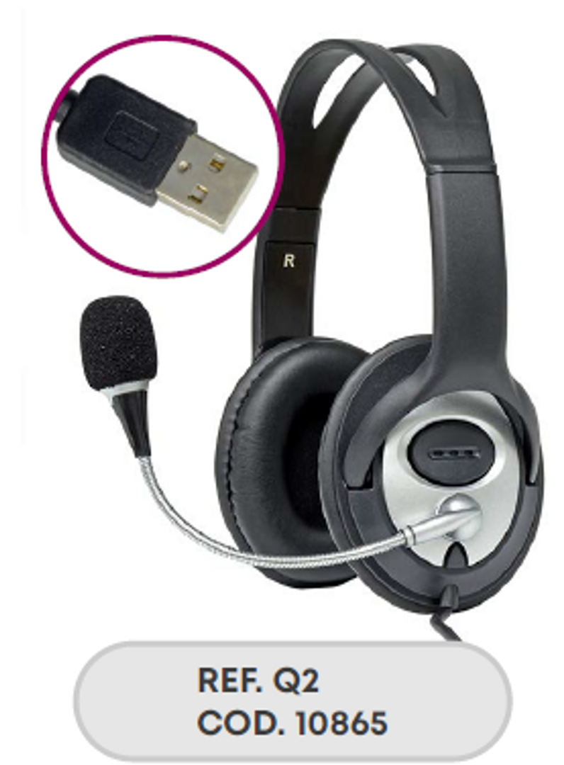 DIADEMA USB JALTECH