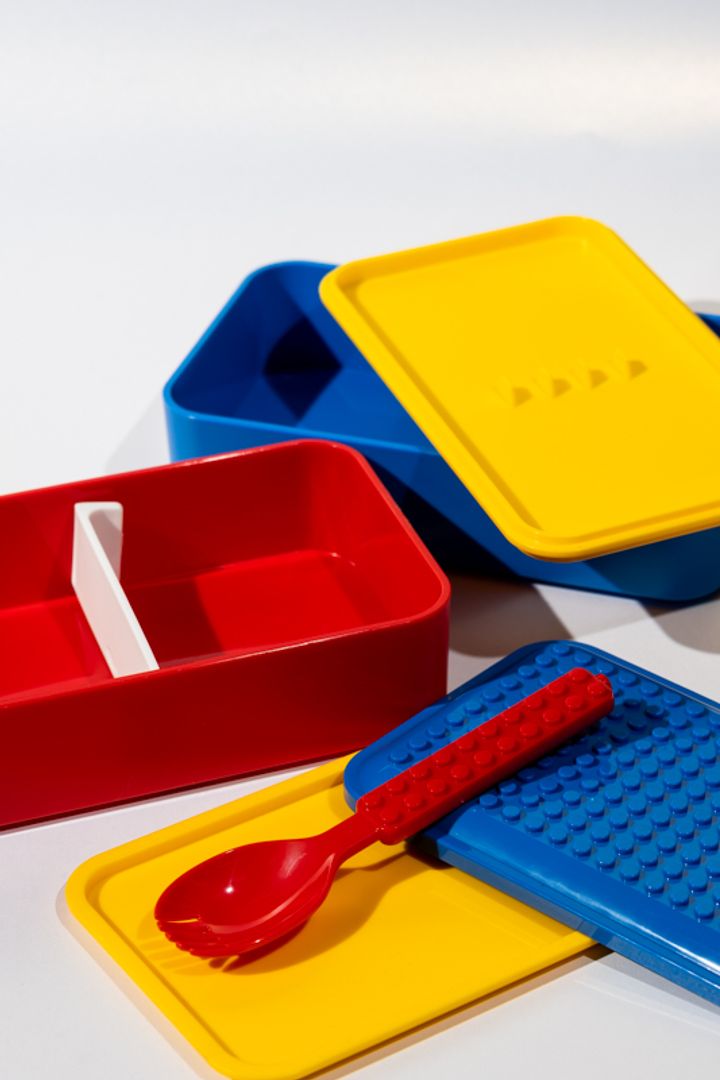 PORTACOMIDAS LEGO RECTÁNGULO 