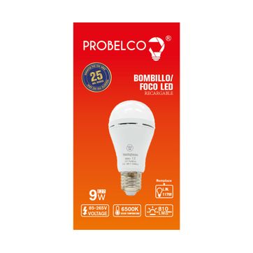 Imagen del producto BOMBILLO 9W RECARGABLE CJ*100