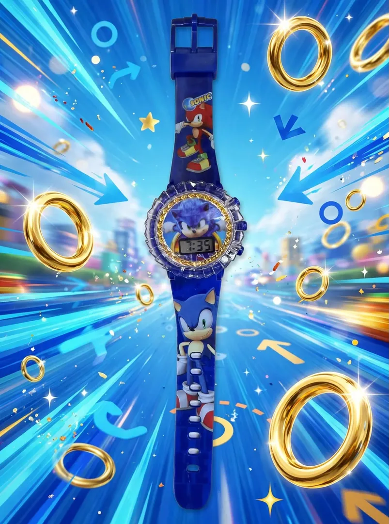 RELOJ SPINNER CON LUCES 